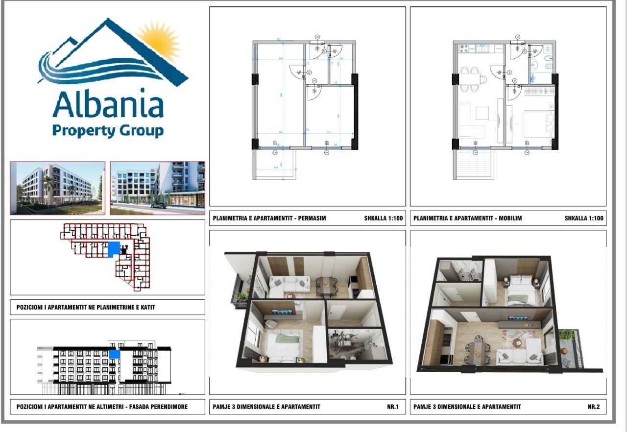 Apartament Per Shitje Ne Golem Durres Shqiperi Ne Nje Pallat Te Ri Ne Ndertim Afer Plazhit